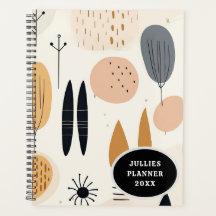 Minimalistisch Boho-stijl spiraal notitieboek