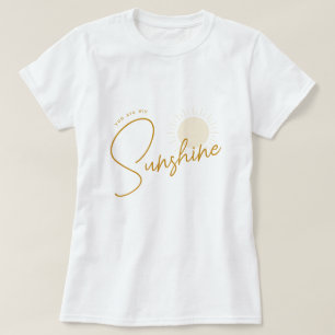 Minimalistisch Boho Sunshine Baby shower Mama T-sh T-shirt