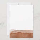 Minimalistisch Boho Terracotta Desert Boy Baby sho Kaart (Achterkant)