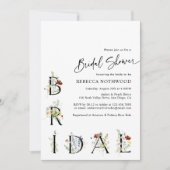 Minimalistisch Boho-Vrijgezellenfeest Kaart (Voorkant)