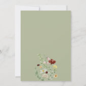 Minimalistisch Boho-Vrijgezellenfeest Kaart (Achterkant)