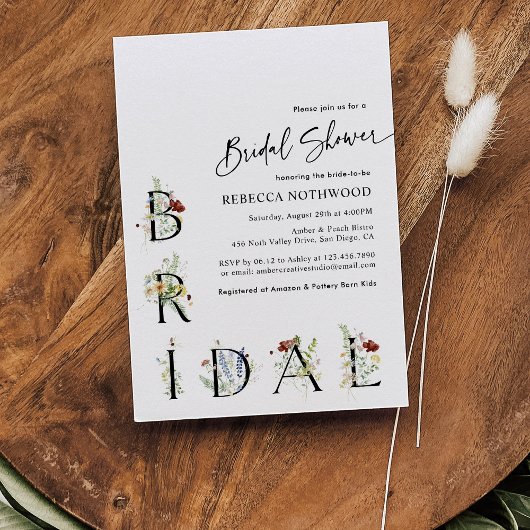 Minimalistisch Boho-Vrijgezellenfeest Kaart