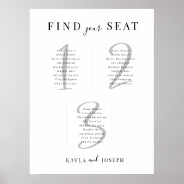 Minimalistisch bord voor weddenschappen op tafel 3 poster