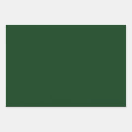 Minimalistisch bos Groen Effen effen kleuren Eenvo Inpakpapier Vel