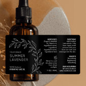 Minimalistisch Botanisch 1 OZ druppelflesetiket Etiket