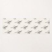 Minimalistisch Botanisch Boho-ontwerp voor Natuur Yogamat (Voorkant (horizontaal))