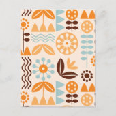 Minimalistisch botanisch feestdagenkaart (Voorkant)