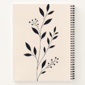 Minimalistisch botanisch notitieboek (Achterkant)