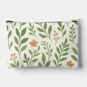 Minimalistisch botanisch patroon met groene blader etui (Achterkant)