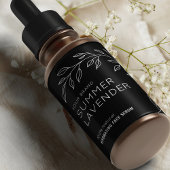 Minimalistisch Botanische Huidverzorging Dropper F Etiket