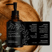 Minimalistisch Botanische Huidverzorging Dropper F Etiket