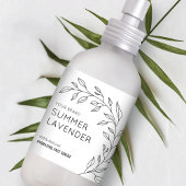 Minimalistisch Botanische Huidverzorging Dropper F Etiket