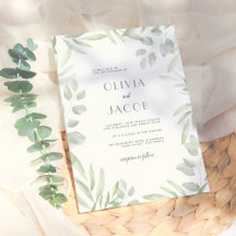 Minimalistisch botanische tuinthema Greenery Weddi