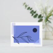 Minimalistisch briefkaart bladeren (Staand voorkant)