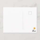 Minimalistisch briefkaart bladeren (Achterkant)