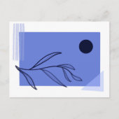 Minimalistisch briefkaart bladeren (Voorkant)