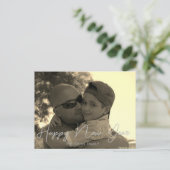 Minimalistisch Briefkaart van Sepia uit de Happy N (Staand voorkant)