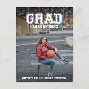 Minimalistisch Briefkaart voor bekendmaking van fo