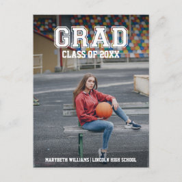 Minimalistisch Briefkaart voor bekendmaking van fo