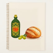Minimalistisch Brood en Olijfolie Planner (Voorkant)