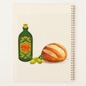 Minimalistisch Brood en Olijfolie Planner (Achterkant)