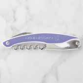 Minimalistisch bruiloft Groomsman Peri ID954 Kurkentrekker (Achterkant)