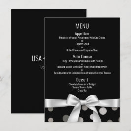Minimalistisch bruiloft Suite 4,5-inch x 6,25-inch Menu