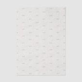 Minimalistisch bruiloftsvloeipapier | Warm ivoor Tissuepapier (Voorkant)