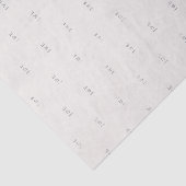 Minimalistisch bruiloftsvloeipapier | Warm ivoor Tissuepapier (Detail)