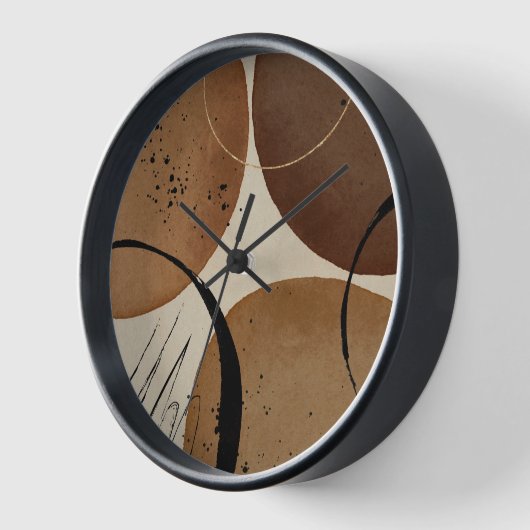 Minimalistisch bruin Abstract (Hoek)