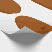 Minimalistisch bruin baret Frans Pet Cadeaupapier