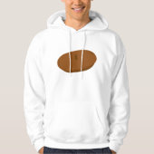 Minimalistisch bruin baret Frans Pet Hoodie (Voorkant)
