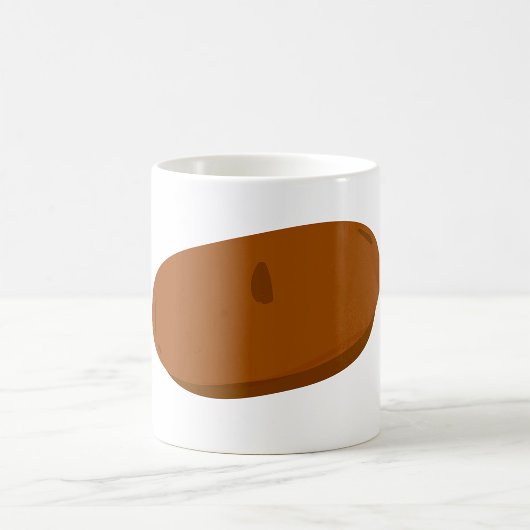 Minimalistisch bruin baret Frans Pet Koffiemok