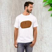 Minimalistisch bruin baret Frans Pet T-shirt