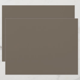Minimalistisch bruin briefhoofd | Schoon modern st