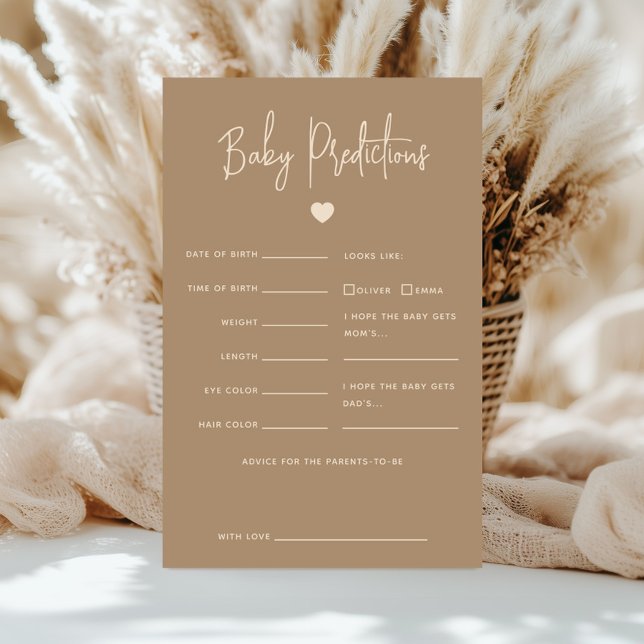 Minimalistisch bruin geslacht onthult Baby-voorspe (Creator heeft geüpload)