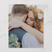 Minimalistisch budget | Twee uitnodiging voor een Flyer (Achterkant)