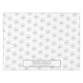 Minimalistisch Business Logo Promotionele Handel S Tafelkleed (Voorkant (Horizontaal))