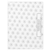 Minimalistisch Business Logo Promotionele Handel S Tafelkleed (Voorkant)