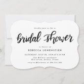 Minimalistisch Casual handgeschreven Vrijgezellenf Kaart (Voorkant)