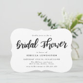 Minimalistisch Casual handgeschreven Vrijgezellenf Kaart (Staand voorkant)