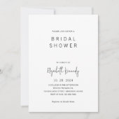 Minimalistisch Casual Script-Vrijgezellenfeest Kaart (Voorkant)