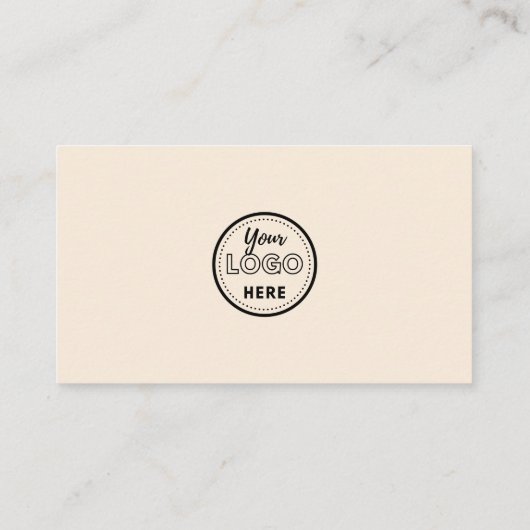 Minimalistisch Chic Boho Professional branding Log Visitekaartje (Achterkant)