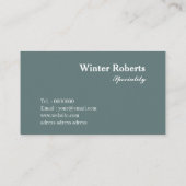 Minimalistisch chic goud glitter marmer visitekaartje (Achterkant)