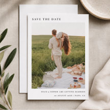 Minimalistisch chic | Modern Simple Photo Wedding