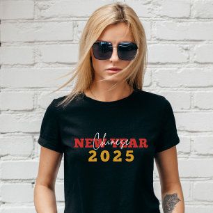 Minimalistisch Chinees Nieuwjaar 2025 T-shirt