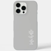 Minimalistisch chique elegant script stijlvol Case-Mate iPhone case (Achterkant)