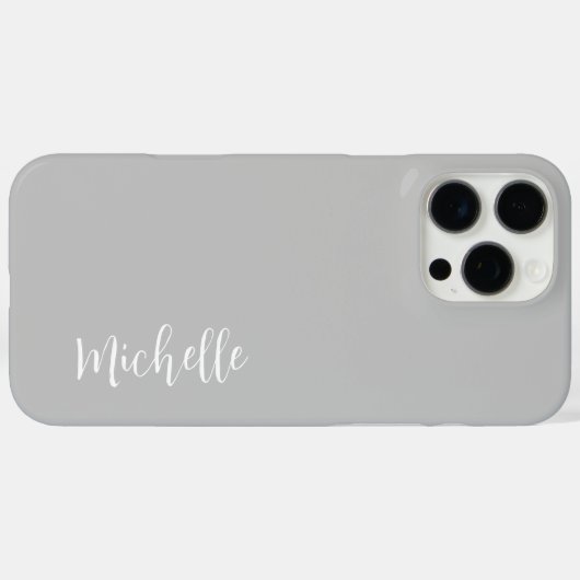 Minimalistisch chique elegant script stijlvol Case-Mate iPhone case (Achterkant (horizontaal))