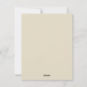 Minimalistisch Christmas Heart Ornament Feestdagenkaart (Achterkant)