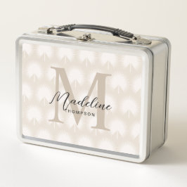 Minimalistisch chromatografisch beige Anahaw Leaf 